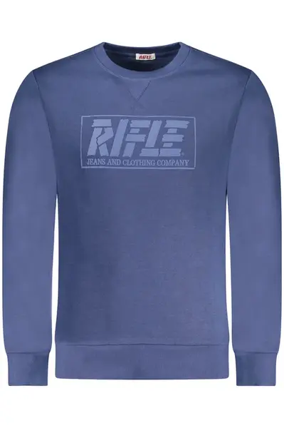 RIFLE MEN&#39;S ZIP-UP SWEATSHIRT BLUE