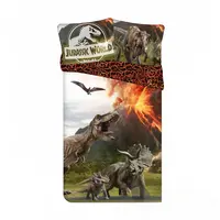 Detské bavlnené obliečky JURSKÝ SVET farebné Rozmer obliečky: 70 x 90 cm | 140 x 200 cm