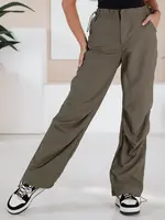 Dámské padákové kalhoty MORAT Barva Khaki DSTREET