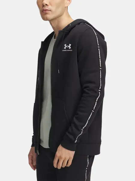 Pánská mikina Under Armour UA Icon Fleece FZ Taping - Pánské
