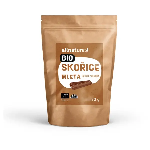 ALLNATURE Skořice mletá Cassia BIO 30 g