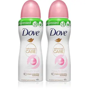 Dove Advanced Care Beauty Finish antiperspirant sprej 2x100 ml