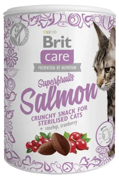 Brit Care Cat Snack Superfruits Salmon 100g