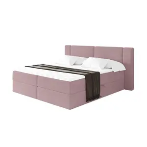 ALTDECOR POSTEL boxspring s matrací H4 - EVON - 180x200 cm Růžová