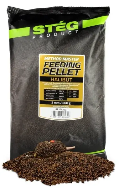 Stég pelety feeding pellet 800 g 2 mm - halibut