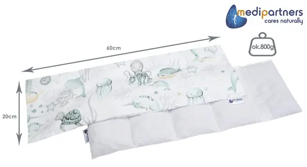 Medi Partners Thermofor with cherry seeds large 20x60 - 5 chamber - Ocean