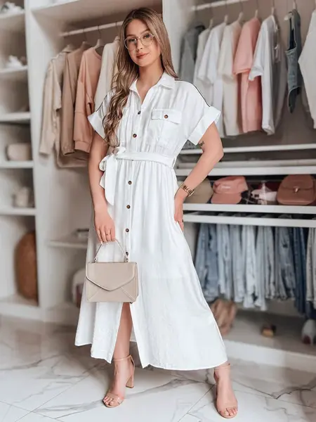 Bílá maxi šaty SUNNI LOVE