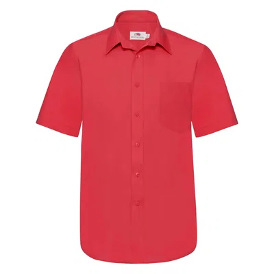 FRUIT OF THE LOOM F13•LONG SLEEVE POPLIN SHIRT