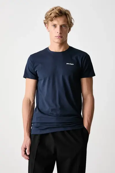 Palm Angels  basic tričko pánské bavlněné s elastanem 2-pack