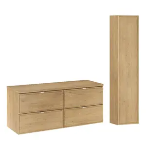 Petits-meubles KOUPELNOVÝ NÁBYTEK 120cm Elias 2er-Set Dřevo