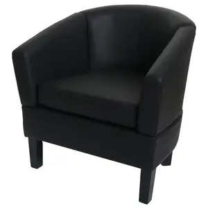 MCW LOUNGE KŘESLO Černé