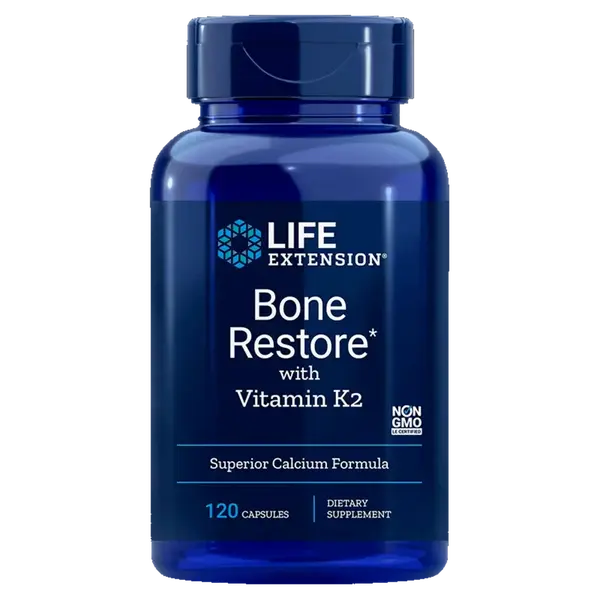 Life Extension Bone Restore with Vitamin K2 - 120 kapslí