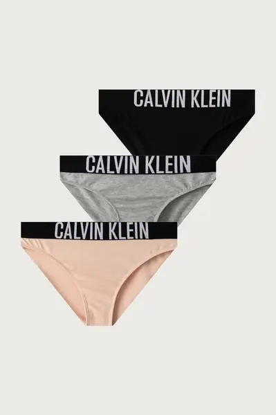Calvin Klein Underwear  kalhotky dětské bavlněné s elastanem 3-pack