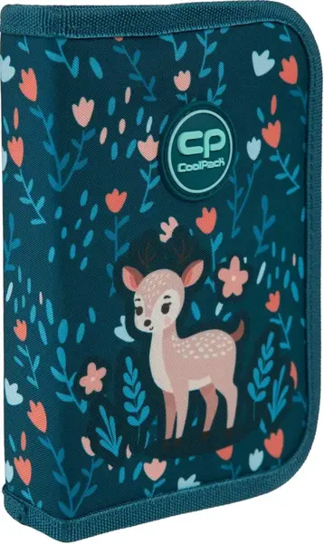 Jednokomorový penál bez vybavení Coolpack Clipper Deer