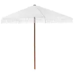 Beliani VELKÝ SLUNEČNÍK 258 cm Bílý Murasa