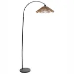 Beliani STOJACÍ LAMPA Přírodní Migori