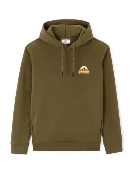 Celio Mikina s kapucí Chamonix-Mont-Blanc - Pánské