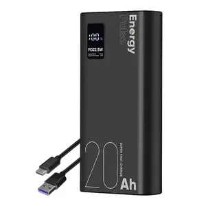 OBAL:ME EnergyPulse Powerbanka 20000mAh, 22,5W, černá