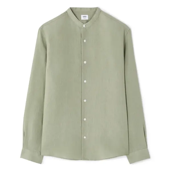 Celio Lněná košile Damaolin - Pánské