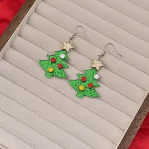 Christmas Acrylic Dangle Earrings
