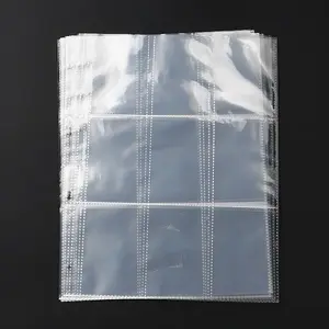 10Pcs PP Plastic 9 Pocket Card Sleeves