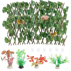 6Pcs 6 Styles PE Plastic Sea Grass Display Decorations