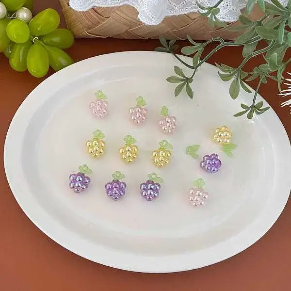 UV Plating Transparent Acrylic Pendants
