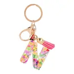 Fruit Series Letter Resin Keychains