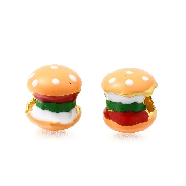 Alloy Enamel European Beads