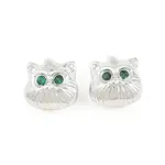 Brass Pave Cubic Zirconia Beads