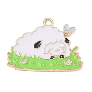 Alloy Enamel Pendants