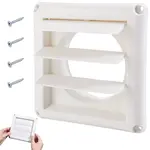Square Plastic Louvered Vent Cover