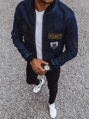 Černý pánský přechodový bomber Dstreet