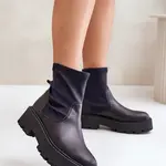 Zazoo 2947 Dámské boty z přírodní kůže černé
