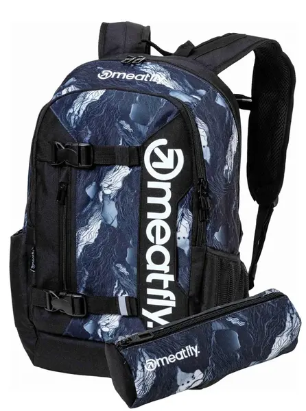 Meatfly batoh Basejumper Deep Lake 22 L | Modrá | Objem 22 L