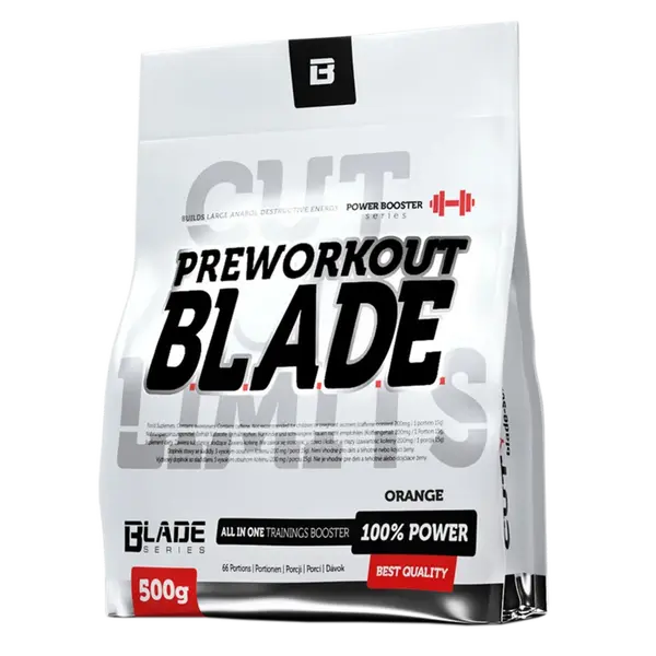 HiTec Nutrition BLADE Preworkout pump 500g - pomeranč
