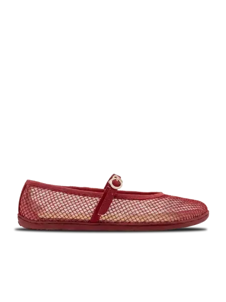 Barefoot baleríny Be Lenka Plumea - Mesh Red