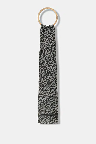 Šála Guess dámská, černá barva, vzorovaná, AW5349 MOD03