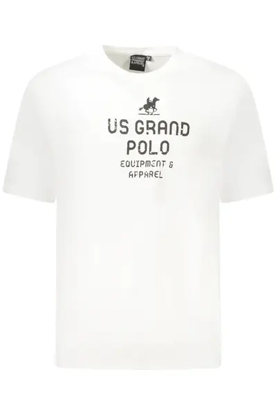 Bílé pánské triko US Grand Polo