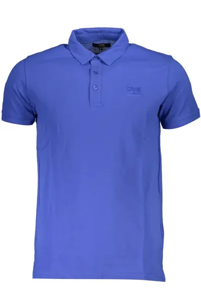 Modré pánské polo triko Cavalli Class