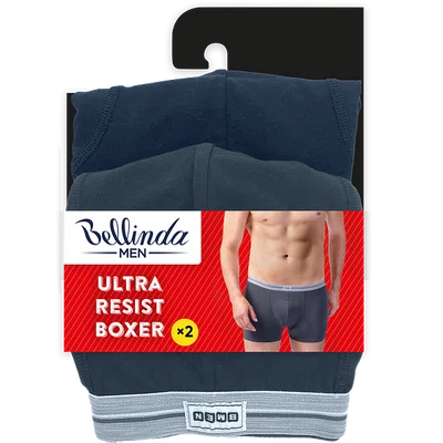 Bellinda
ULTRA RESIST BOXER 2x - Double pack of cotton boxer shorts - grey - blue