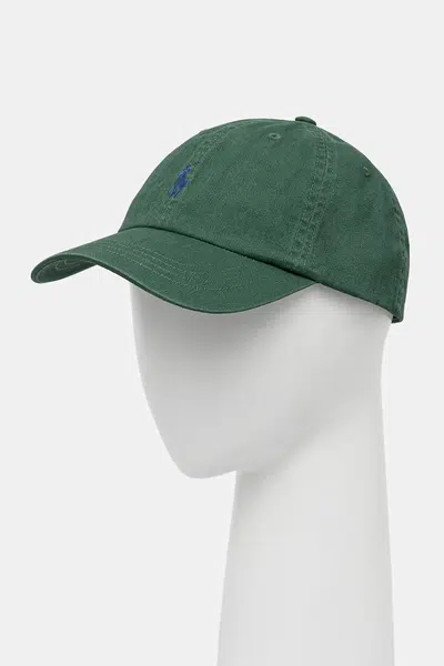Bavlněná baseballová čepice Polo Ralph Lauren žlutá barva, hladká, 211912843