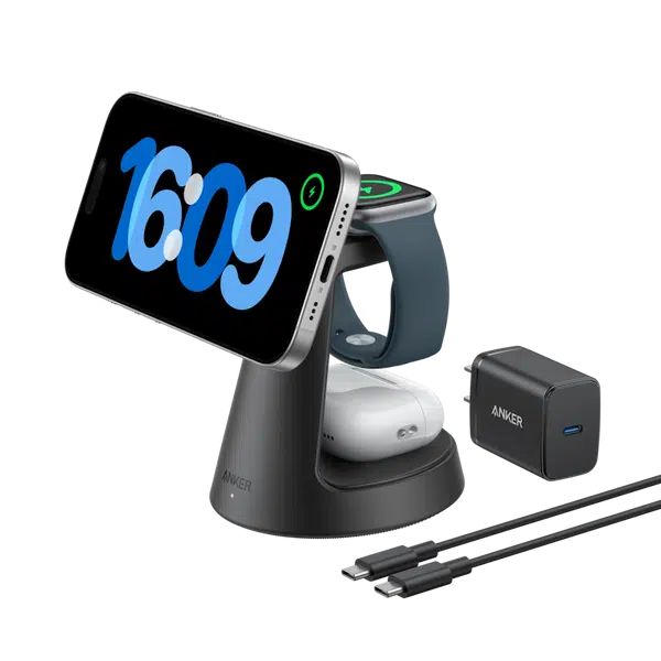 Anker MagGo B25M4 Bezdrátová nabíječka 15W černá