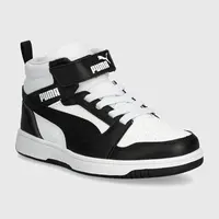 Dětské sneakers boty Puma Rebound V6 Mid AC+ PS červená barva