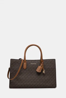 Kabelka MICHAEL Michael Kors hnědá barva, 30F4GETS2B