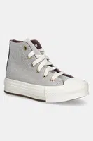 Dětské tenisky Converse Chuck Taylor All Star EVA Lift hnědá barva, A12616C