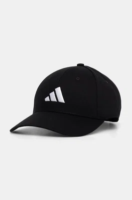 Bavlněná baseballová čepice adidas BB CAP COT NL černá barva, s aplikací, JG0998
