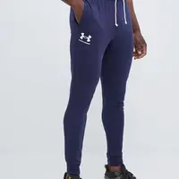 Tepláky Under Armour tmavomodrá barva, s potiskem, 1380843