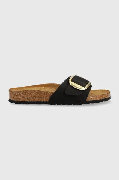 Nubukové pantofle Birkenstock Madrid Big Buckle