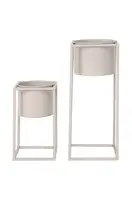 Sada květináčů se stojanem House Nordic Marla 17 x 31 / 19,5 x 50,5 cm 2-pack